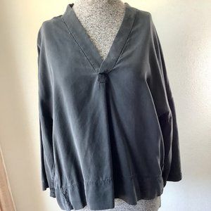 Gap | Slate Grey Loose V-Neck Top